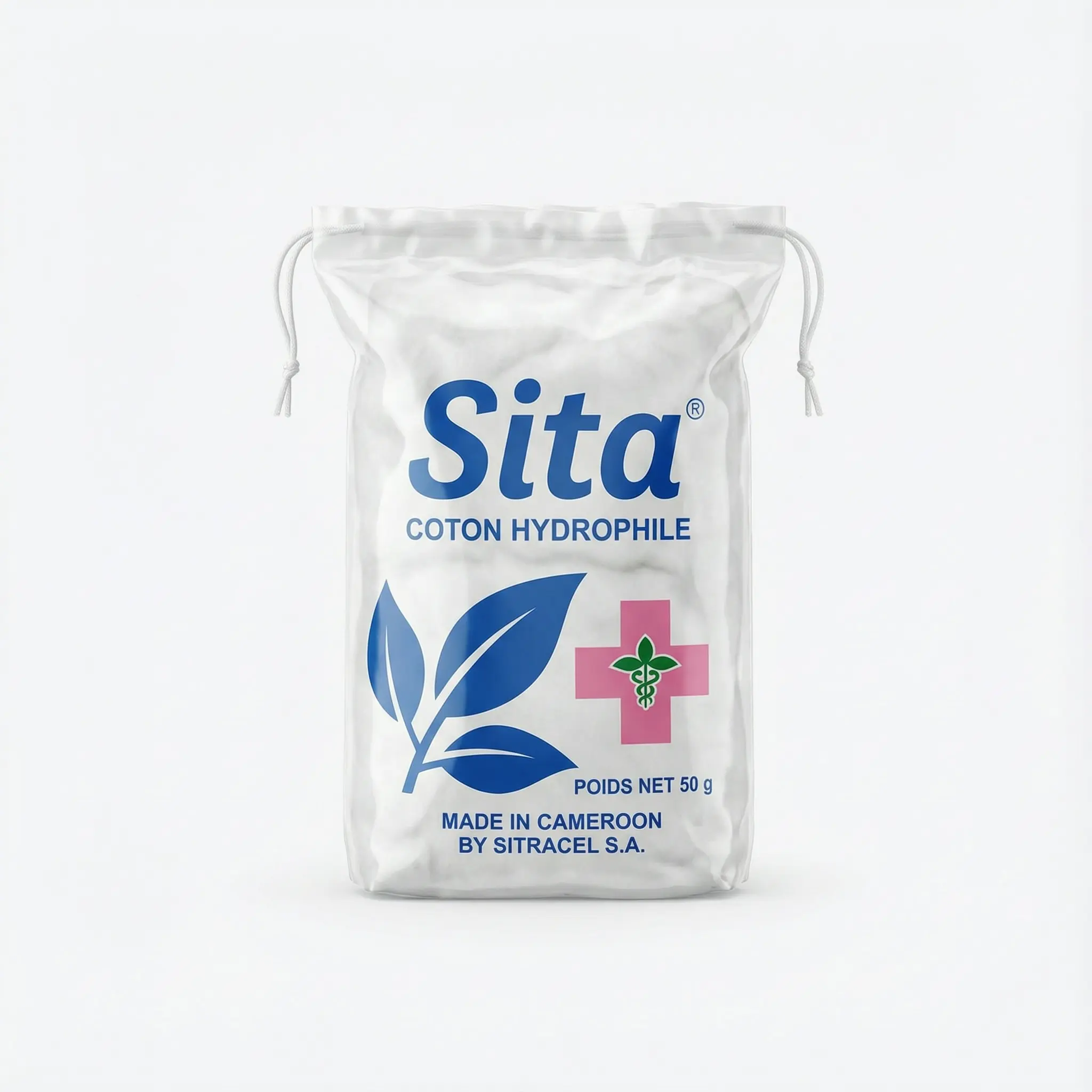 coton hydrophile Cameroun doux et absorbant SITA 50 g